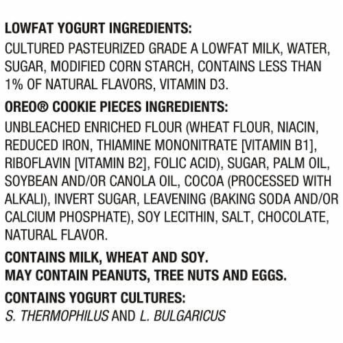 YoCrunch Vanilla Low Fat Yogurt Cups with OREO(R) Cookie Pieces Perspective: top