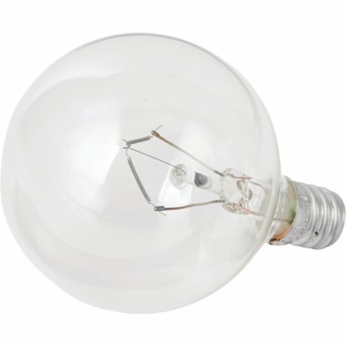 Philips DuraMax 60-Watt Candelabra Base G16 Globe Light Bulbs Perspective: top