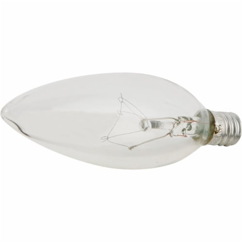 Philips DuraMax 25-Watt Candelabra Base B10.5 Blunt Tip Candle Light Bulbs Perspective: top