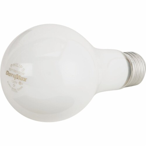 Philips 50/100/150-Watt 3-Way Incandescent Light Bulb Perspective: top