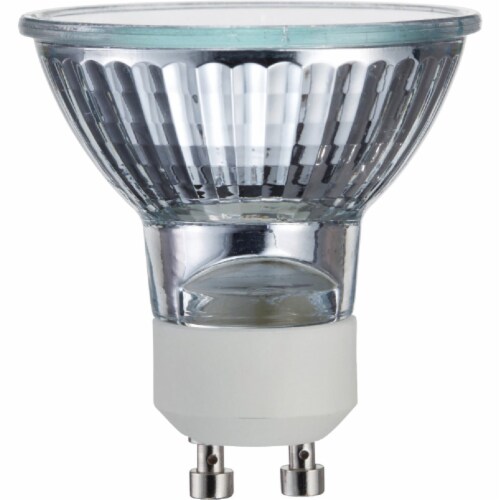 Philips 60W Equivalent Clear GU10 Base MR16 Halogen Floodlight Light Bulb 415745 Perspective: top