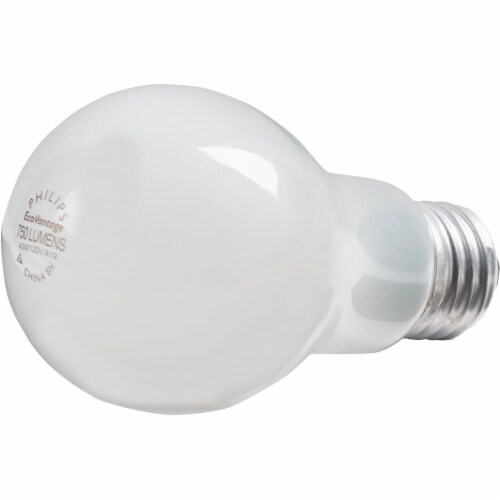 Philips EcoVantage 43-Watt (60-Watt) Medium Base A19 Light Bulbs Perspective: top