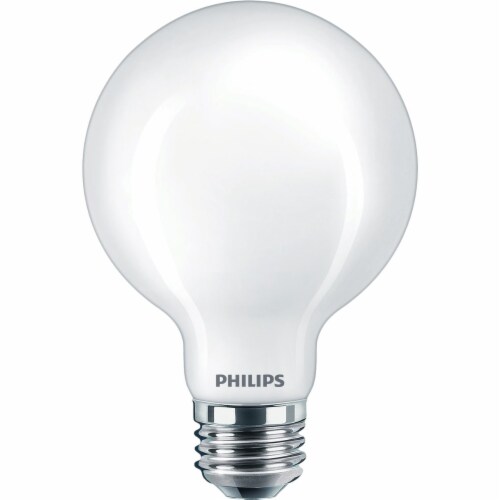 Philips 5.5-Watt (60-Watt) Medium Base Globe G25 LED Light Bulbs Perspective: top