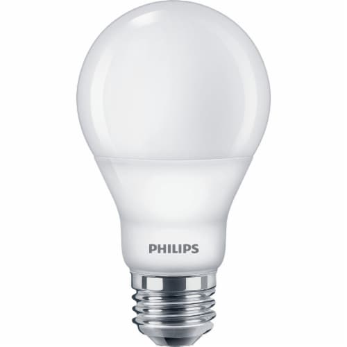 Philips Soft White 8.5-Watt (60-Watt) Dimmable A19 LED Light Bulbs Perspective: top