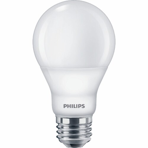 Philips Soft White 8.5-Watt (60-Watt) Dimmable A19 LED Light Bulbs Perspective: top