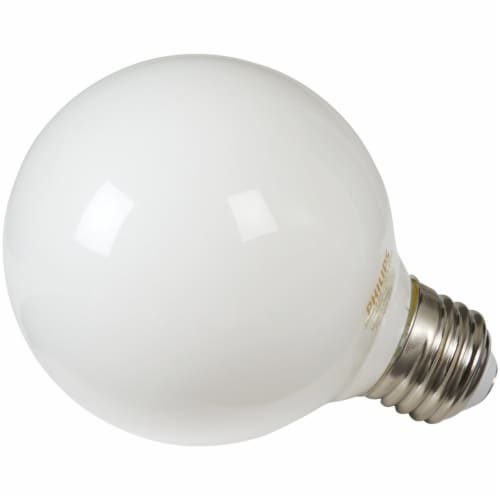 Philips 3.8-Watt (40-Watt) Medium Base Globe G25 LED Light Bulbs Perspective: top