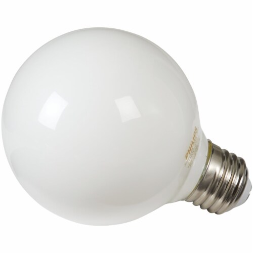 Philips 3.8-Watt (40-Watt) Medium Base Globe G25 LED Light Bulbs Perspective: top