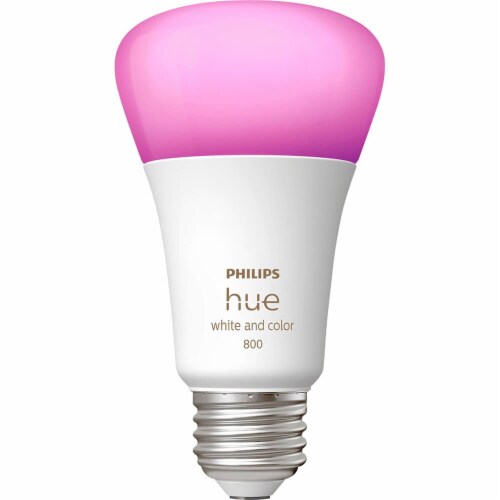 Hue 562785 White & Color Ambiance A19 Bluetooth LED Smart Bulbs (3-Pack) Perspective: top