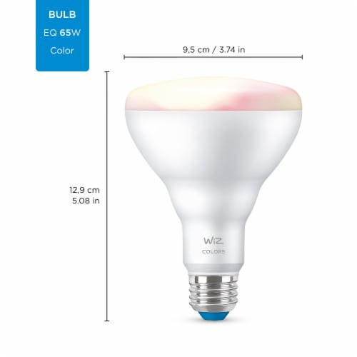 WIZ BR30 WI-FI Smart Light Bulb Perspective: top