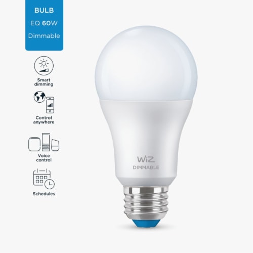 Wiz Dimmable Smart LED Light Bulb - Daylight Perspective: top