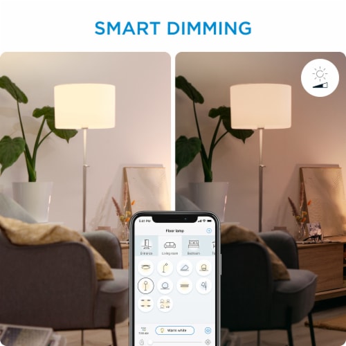 WiZ LED PAR38 Smart Flood Light Bulb Perspective: top