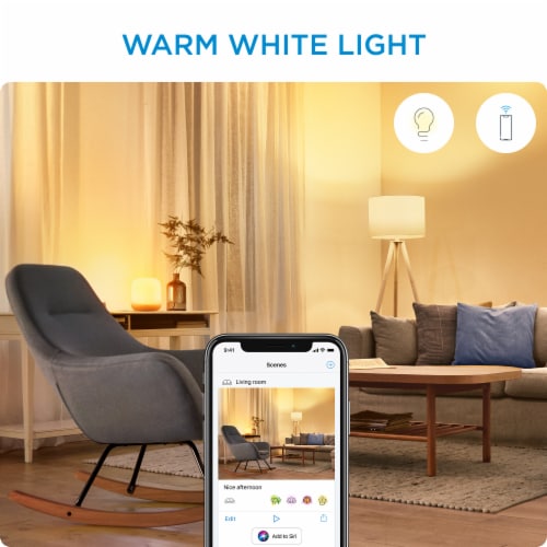 WIZ LED 60W A19 Tunable White Light Bulb Perspective: top