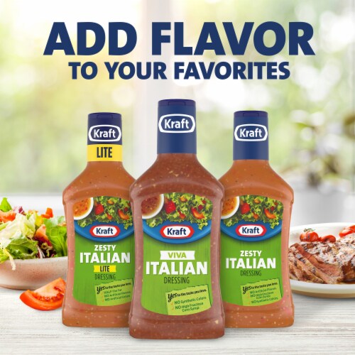 Kraft Viva Italian Salad Dressing Perspective: top