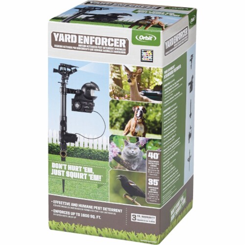 Orbit Yard Enforcer Plastic Spike Base Pest Deterrent Sprinkler 3840 sq ft