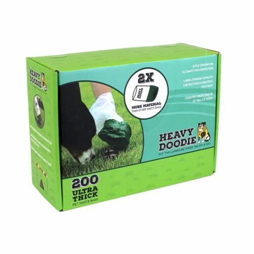 2-Ply Waste Bag  Dispenser Box/200 count Perspective: top