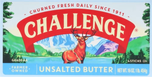 Challenge® Unsalted Butter Sticks Perspective: top