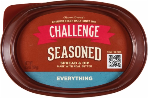 Challenge Everything Seasoned Snack Spread Butter Perspective: top