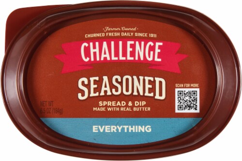 Challenge Everything Seasoned Snack Spread Butter Perspective: top