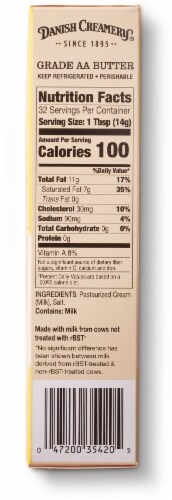 Danish Creamery Sea Salted Butter Sticks Perspective: top
