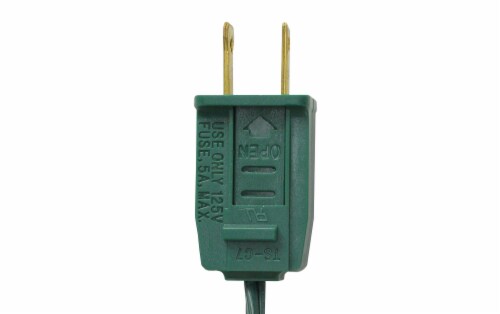 Northlight 25-Count Transparent Orange C7 Christmas Lights, 24ft Green Wire Perspective: top
