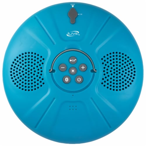 iLive Floating Waterproof Bluetooth Speaker Perspective: top