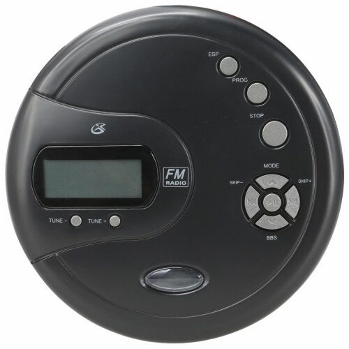GPX Portable CD Player - Black Perspective: top