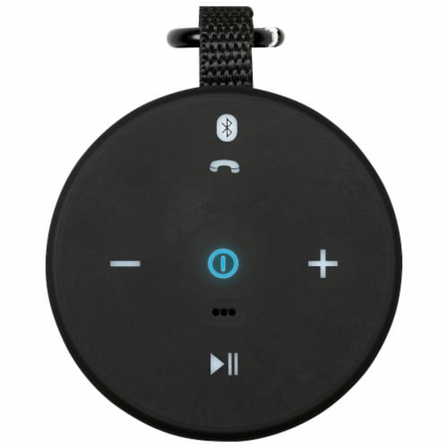 iLive Bluetooth Waterproof Portable Speaker - Black Perspective: top