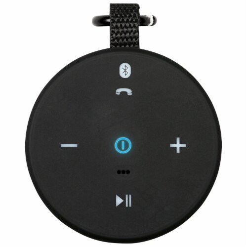 iLive Bluetooth Waterproof Portable Speaker - Black Perspective: top