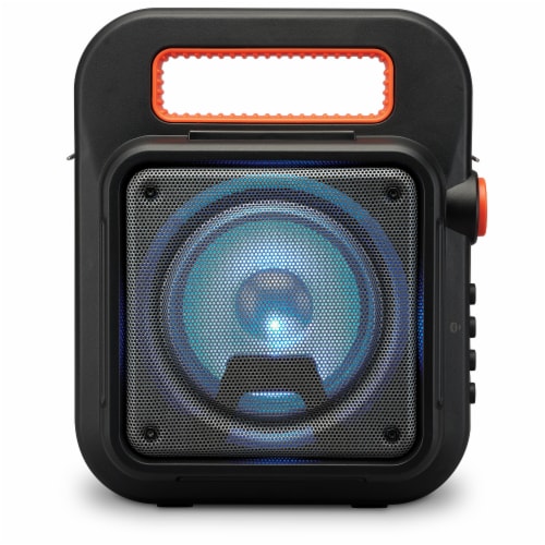 iLive ISB309B Tailgate Bluetooth Speaker - Black/Orange Perspective: top