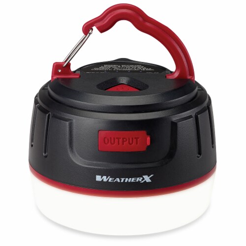 WeatherX Waterproof LED Lantern & Powerbank Perspective: top