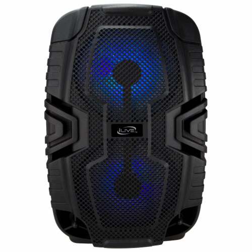 iLive Wireless Tailgate Speaker - Black Perspective: top