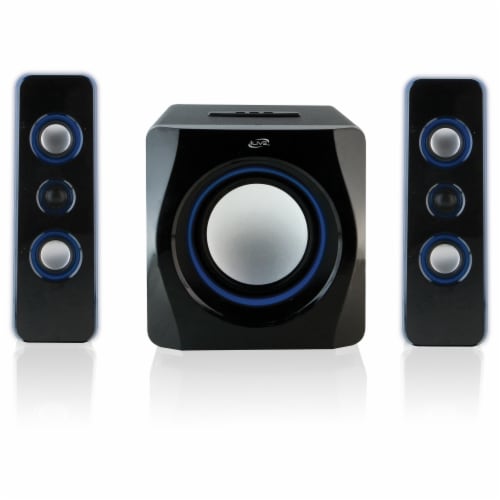 iLive Wireless Bluetooth 2.1 Speaker System & Subwoofer Perspective: top