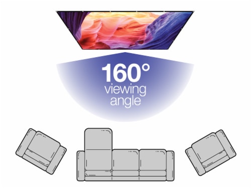 GPX Indoor Projector Screen Perspective: top