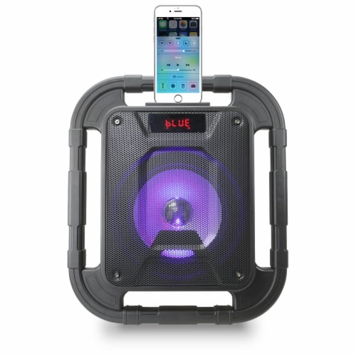 iLive Bluetooth Tailgate Speaker - Black Perspective: top