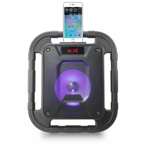 iLive Bluetooth Tailgate Speaker - Black Perspective: top