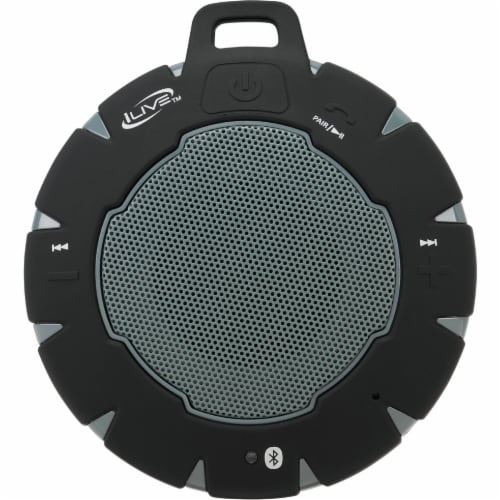 iLive ISBW157B Bluetooth Portable Speaker - Black Perspective: top