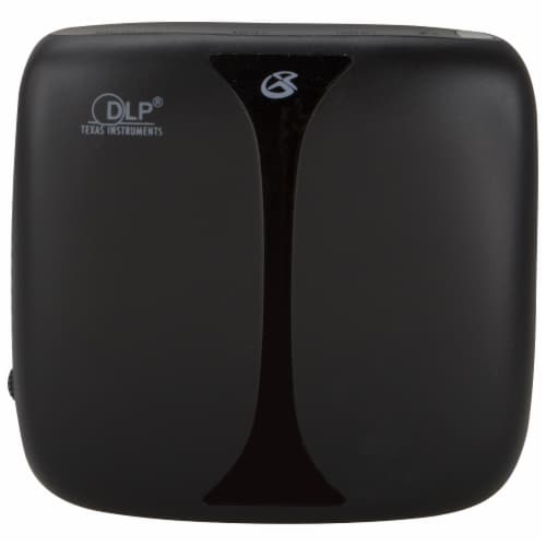 GPX PJ809B Micro Portable Projector with Rechargeable Battery - Black Perspective: top