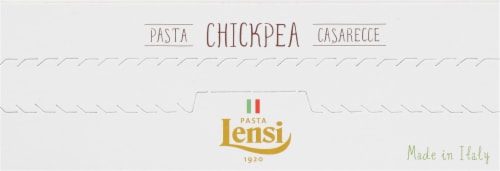 Pasta Lensi Chickpea Casarecce Pasta Perspective: top