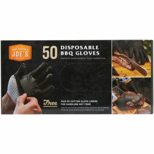 Disposable BBQ Gloves Perspective: top