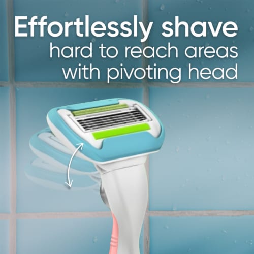 Gillette Venus Extra Smooth Women's Razor Blade Refills Cartridges Perspective: top