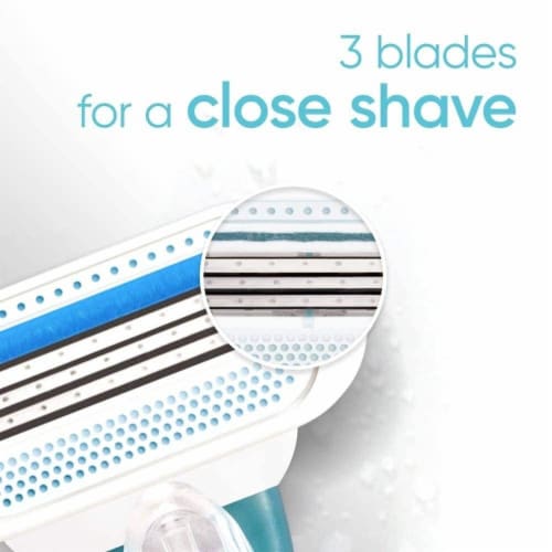 Gillette Venus Smooth Women's Razor Blade Refills Cartridges Perspective: top