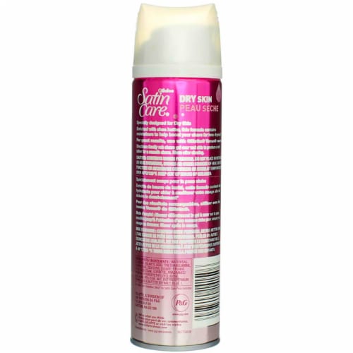 Gillette Satin Care Women's Dry Skin Shave Gel Perspective: top