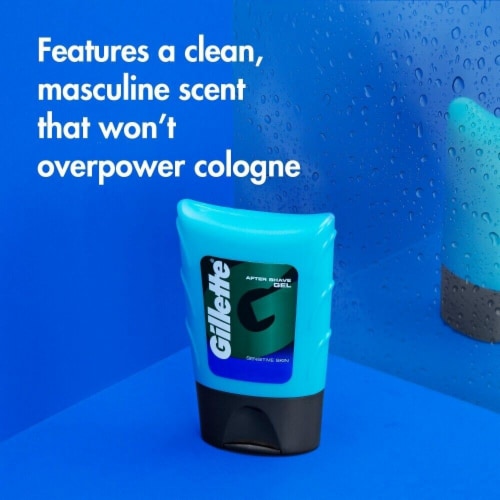 Gillette Series Men's Light Fragrance Sensitive After Shave Gel Perspective: top