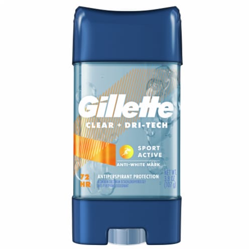 Gillette Clear + Dri-Tech Sport Active Clear Gel Antiperspirant/Deodorant Twin Pack Perspective: top