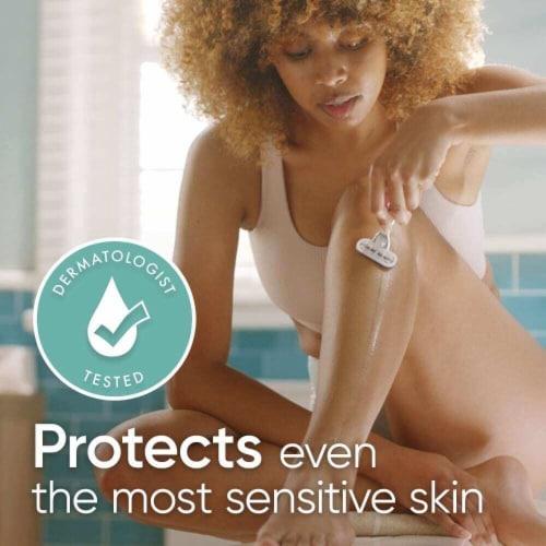 Gillette Venus Deluxe Smooth Sensitive Women's Razor Blade Refills Cartridges Perspective: top