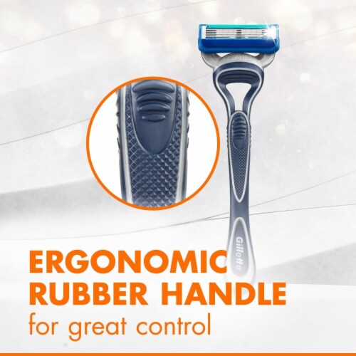 Gillette Sensor5 Men's 5-Blade with Precision Trimmer Disposable Razors Perspective: top