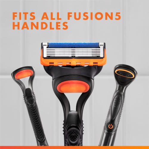 Gillette Fusion5 Razor Refills for Men, Precision Trimmer, 5-Blade Razor Blades for Close Shave Perspective: top