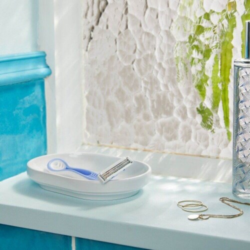 Gillette Venus Intimates Women's 2-Blade Irritation Defense Bar Disposable Razors Perspective: top