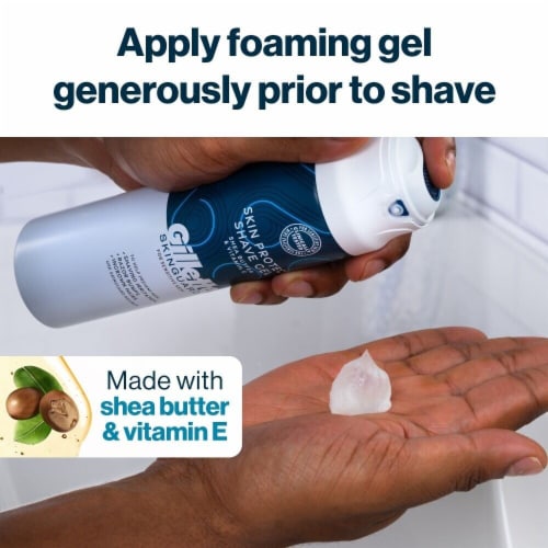 Gillette SkinGuard Men's Skin Protect Sensitive Shave Gel with Shea Perspective: top