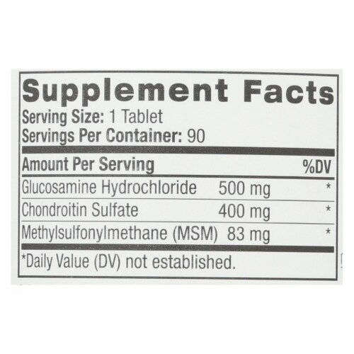 Natrol® Joint Mobility Glucosamine Chondroitin and MSM Tablets Perspective: top